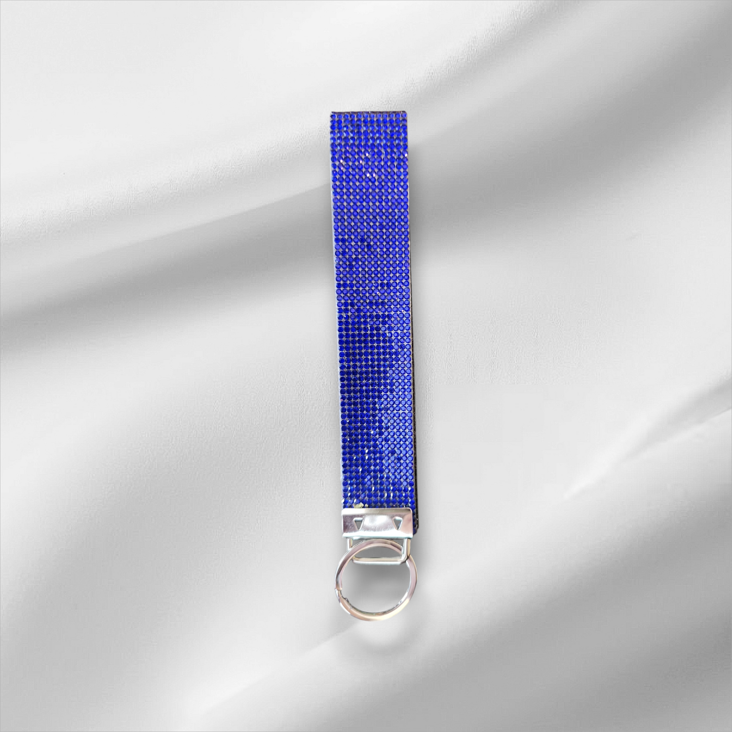 Bling blue wristlet