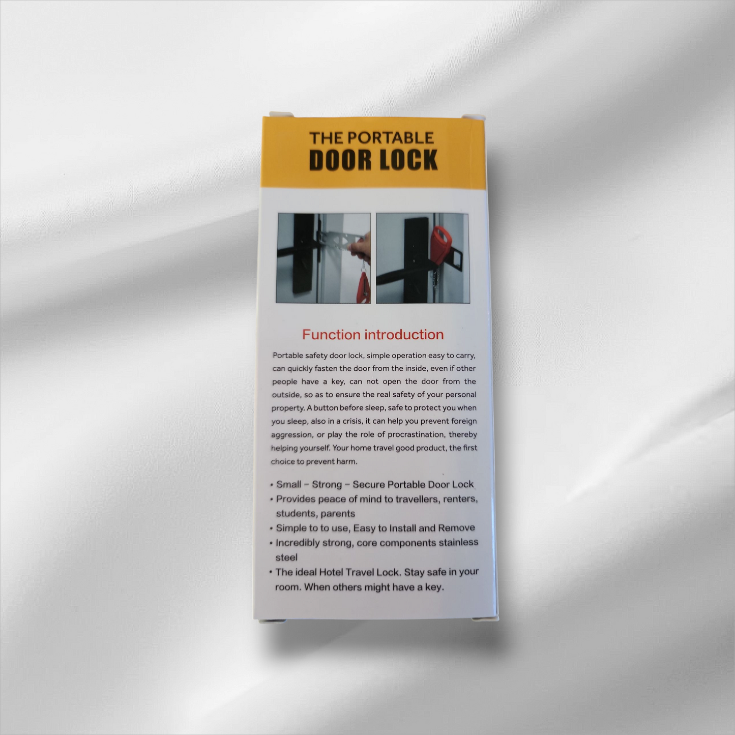 Portable door lock